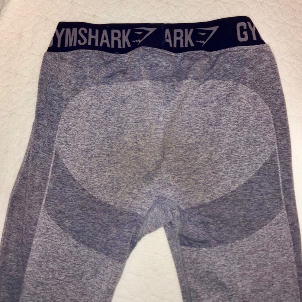 Flex Leggings in Steel Blue Marl/Evening Navy Blue